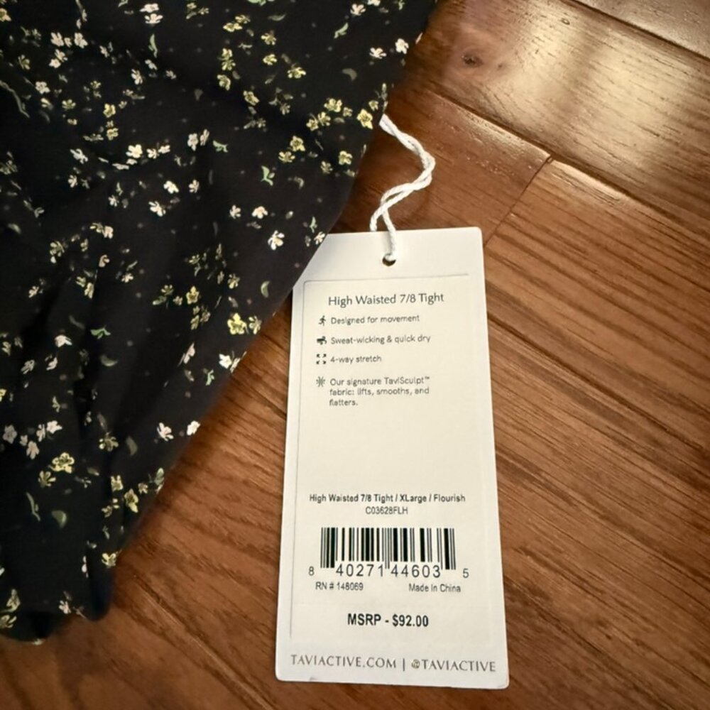 TaviSculpt® High Waisted 7/8 Leggings - Picture 2 of 2